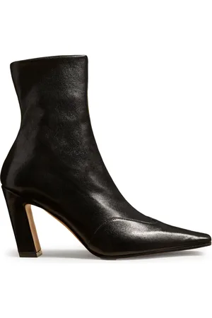 Khaite The Nevada leather ankle boots