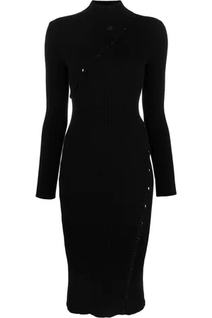 Courrèges Ribbed knit dress