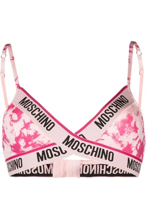 Moschino Logo Band Bra Top