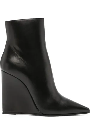 LE SILLA Kira 120mm wedge leather boots
