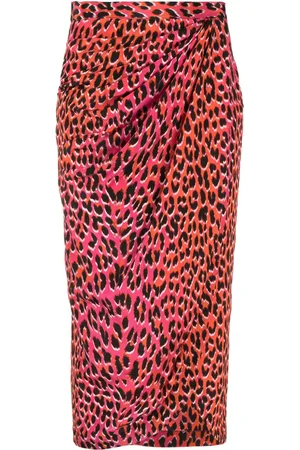 Zadig & Voltaire Jamelia leopard-print silk skirt