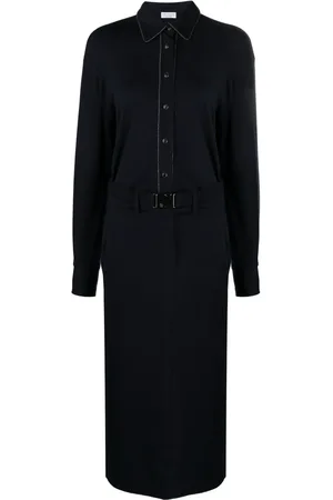 Brunello Cucinelli Monili chain-embellished shirt dress