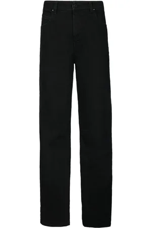 RTA High-waisted straight-leg jeans