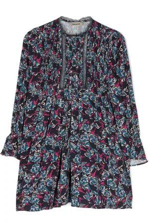 Zadig & Voltaire Floral-print long-sleeved dress