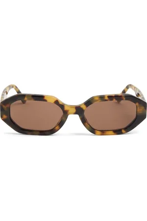 Linda Farrow X The Attico Irene geometric-frame sunglasses