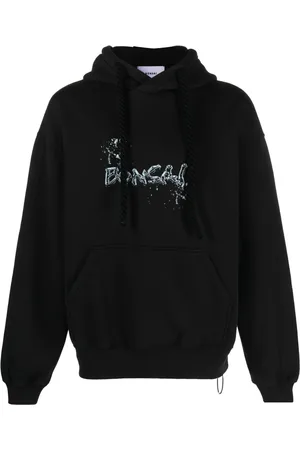 BONSAI Logo-print drawstring hoodie