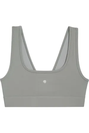ANINE BING Renae logo-embroidered sports bra
