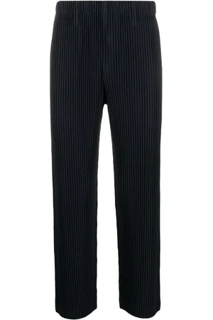 Issey Miyake MC September pliss?? straight-leg trousers