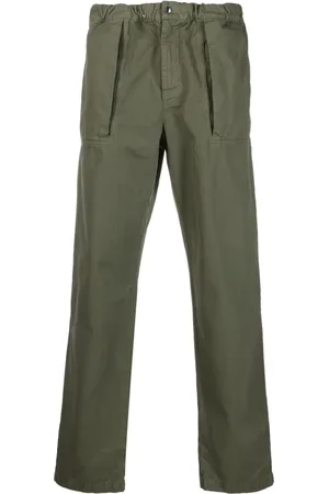 Aspesi Straight-leg cotton trousers