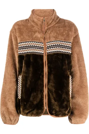 UGG Marlene funnel-neck fleece jacket