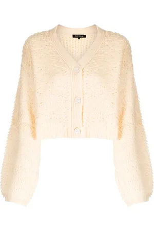 tout a coup Boucl??-design cropped cardigan