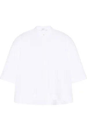 ROSETTA GETTY Cropped poplin shirt