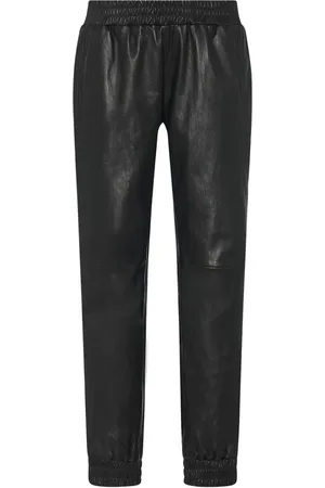 ROSETTA GETTY Plonge leather track pants