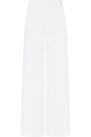 ROSETTA GETTY Bias-cut wide-leg trousers