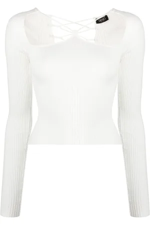 Tall Spot Organza Puff Sleeve Bodysuit