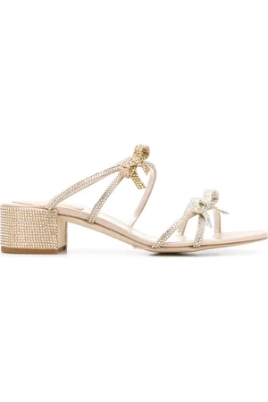 RENE CAOVILLA Embellished straps sandals