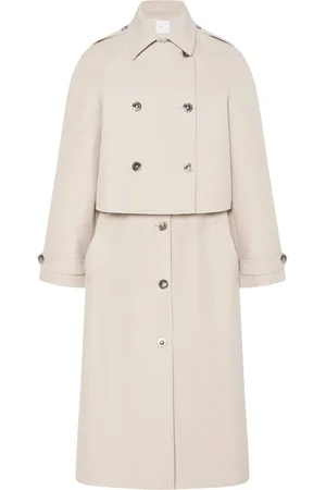 ROSETTA GETTY Detachable-panel trench coat