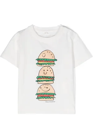 Stella McCartney Veggie Burger Stack cotton T-shirt