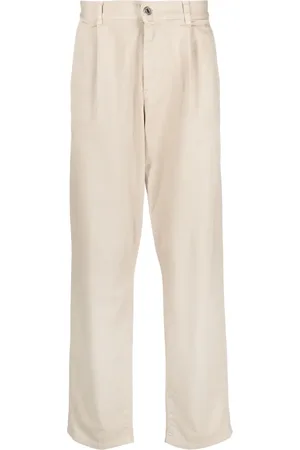 Missoni Logo-embroidered mid-rise chinos