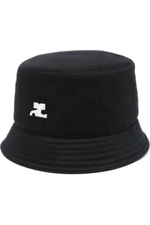 Courrèges Signature logo-appliqu?? bucket hat