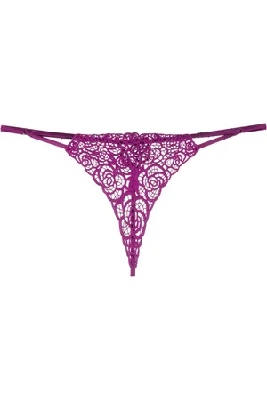 FLEUR DU MAL Fleur guipure V-string