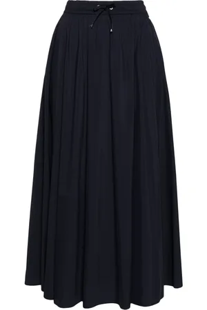 HERNO Elasticated waistband flared skirt