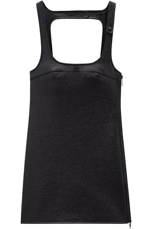 Courrèges Reedition vinyl mini dress