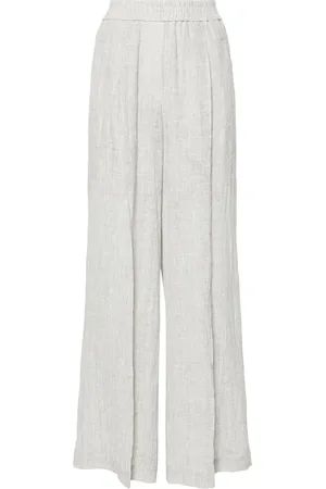 Brunello Cucinelli High-waist palazzo trousers