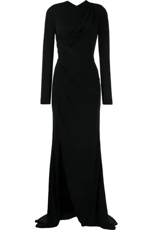 Elie saab Long-sleeve draped gown