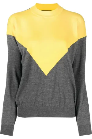 Plan C Fine intarsia-knit jumper