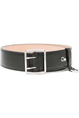 Alexander McQueen Buckle-fastening leather belt