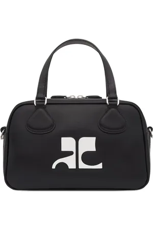 Courrèges Reedition leather bowling bag