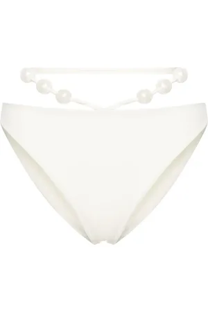 MAGDA BUTRYM Pearl-detail bikini bottoms
