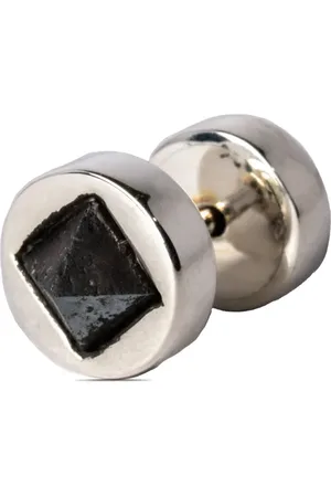 PARTS OF FOUR Crystal-pyramid stud earring