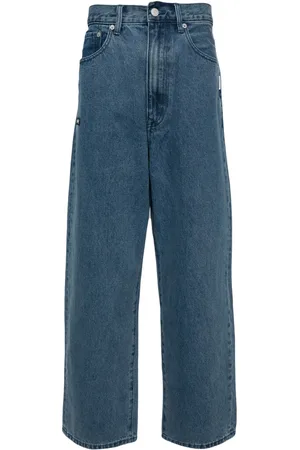 Izzue High-rise straight-leg jeans