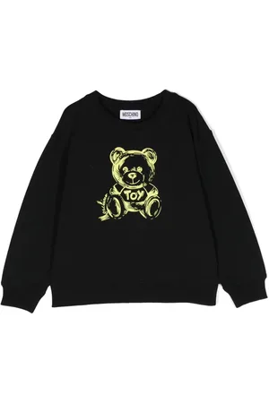 Moschino Teddy Bear-print cotton sweatshirt