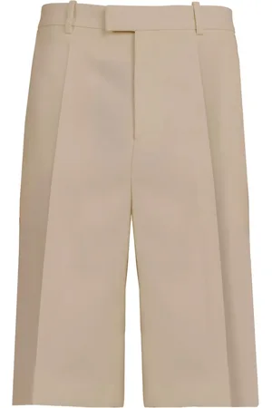 Salvatore Ferragamo Pressed-crease bermuda shorts