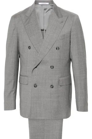 TAGLIATORE Double-breasted wool suit