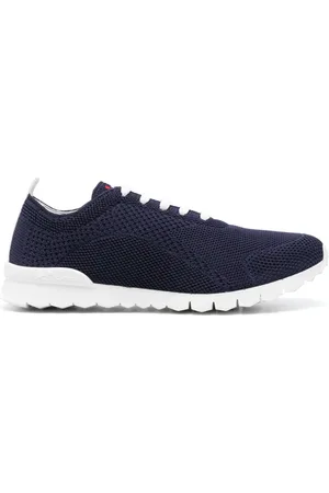 Kiton Embroidered-logo sneakers