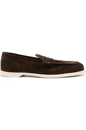 JOHN LOBB Pace suede loafers
