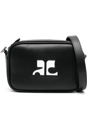 Courrèges Reedition leather camera bag