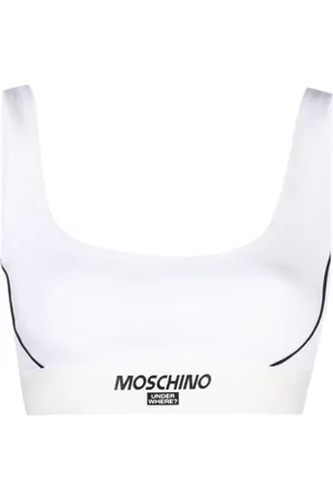 Moschino Logo Band Bra Top
