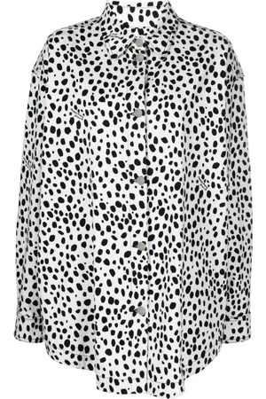 Moschino Dalmatian-print shirt jacket
