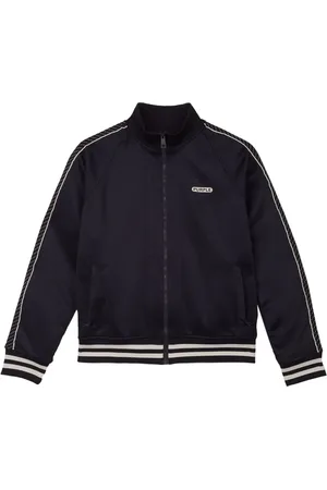 Purple Brand Striped-edge lightweight jacket