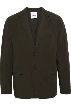 Aspesi Single-breasted taffeta blazer