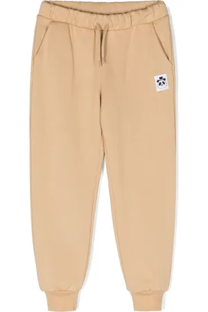 Mini Rodini Mid-rise cotton track trousers