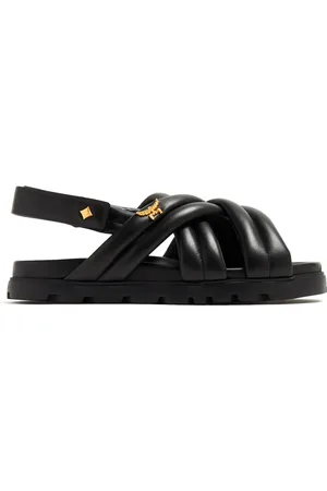 MCM Crossover padded leather sandals