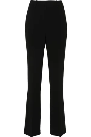 THEORY Straight-leg crepe trousers