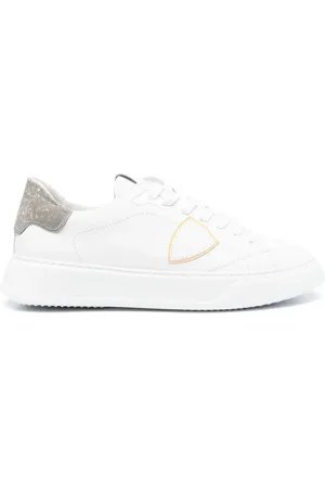 Philippe model Temple leather sneakers