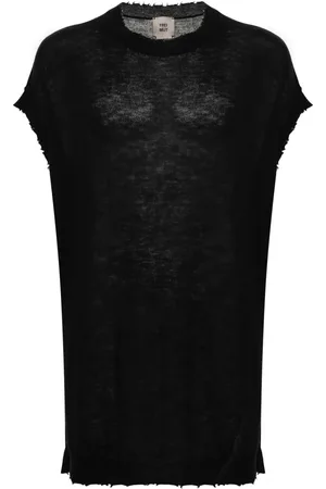 FREI-MUT Kyaring distressed cashmere T-shirt